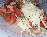Foto del paso 5 de la receta: Ensalada de tomate y pepinillo (Falso carpaccio)