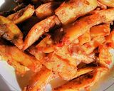 Fried sweet potatoes and saucematakin girki4 hoto