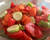 Foto del paso 1 de la receta: Gazpacho andaluz con melón y jamón