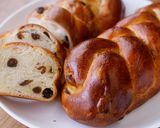 A picture of step 1 of Soft Chewy Braided Raisin Bread.