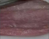 Foto del paso 1 de la receta: Solomillo de cerdo relleno de verduritas con salsa de higos