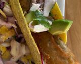 A picture of step 6 of Banana Blossom Tacos.