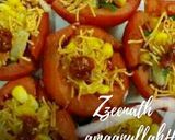 A picture of step 3 of Sweet Corn Chaat Tomato Bowls.