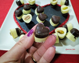 Foto del paso 6 de la receta: Bombones dos chocolates con pistacho al toque de sal rosa