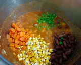 A picture of step 3 of Mexican Bean and Vegetable Rice.