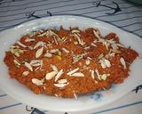 A picture of step 6 of Low carb GAjer ka HAlwa....