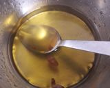 A picture of step 3 of Bread ki mithai.