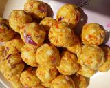 A picture of step 3 of Yam balls.