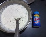 A picture of step 2 of Suji dhokla.