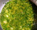 A picture of step 3 of Fenugreek and potato sabji.