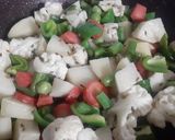 A picture of step 5 of Mix vegetables sabzi.