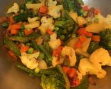 A picture of step 5 of Winter Vegetable Stir fry / Bhaaji.