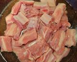 Foto del paso 1 de la receta: Costillas de Puerco en Adobo con Nopales