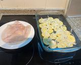 Foto del paso 1 de la receta: Merluza al horno con salsa de cilantro