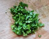 A picture of step 1 of Methi thepla.