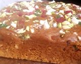 A picture of step 3 of Wheat flour and jaggery cake.