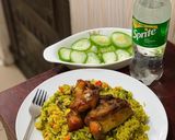 A picture of step 5 of Veggies jollof rice.