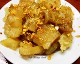 Hình bước làm 4 của món Gân Bò Cháy Tỏi
