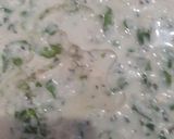 A picture of step 4 of Methi palak dhokla.