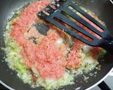 A picture of step 3 of Spicy Soya kheema.