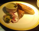 A picture of step 6 of Dosa Katti Roll (Stuffed Dosa w Chicken Masala).