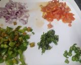 A picture of step 2 of Roasted Papad Churi.