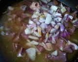 A picture of step 3 of Shinkafa da miyar koda.