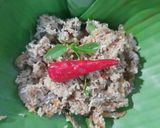 Foto langkah ke 3 dari resep Bothok Ikan Teri Kelapa.