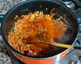 Foto del paso 4 de la receta Lentejas pardinas con arroz y atún rojo en conservas