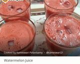 A picture of step 1 of Watermelon and lemonade juice.