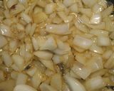 A picture of step 1 of Sautéed Onions.