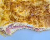 Foto del paso 4 de la receta: Tortilla francesa rellena de queso y jamón 🧀