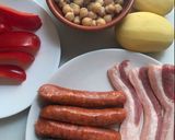 Foto del paso 1 de la receta: Arroz al horno con panceta y todo lo demás