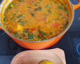 Foto del paso 5 de la receta: Sopa súper saludable con verduras, lentejas rojas y miso