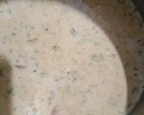 A picture of step 5 of Besan poha chilla.