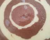 Foto langkah ke 6 dari resep Puding Roti Susu Zebra.