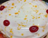 A picture of step 5 of Shrikhand Cake.