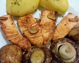 Foto del paso 5 de la receta Lomitos de salmón y portobello