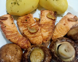 Foto del paso 5 de la receta: Lomitos de salmón y portobello