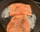 A picture of step 2 of Mango Salsa Salmon.