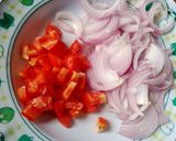 A picture of step 2 of Chili Paste 🌶️ with Red Oil, Served with Rice 🍚😋.