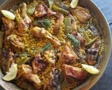 A picture of step 12 of Valencian Paella.