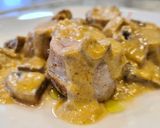 Foto del paso 5 de la receta: Solomillo de cerdo en salsa de champiñones