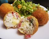 Foto del paso 9 de la receta: Bocados de arroz, salame y queso