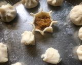 A picture of step 3 of Modak (Ukdiche Modak).