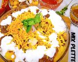 A picture of step 10 of Mix plate chaat.