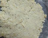 A picture of step 4 of Cauliflower crust pizza-gluten free.