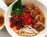 Hình bước làm 4 của món Mỳ chũ thịt viên