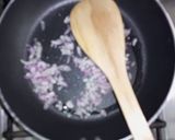 A picture of step 1 of Spinach Omelette 💚🥬🍕.