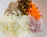 Hình bước làm 1 của món Chả trứng hấp bằng nồi chiên không dầu